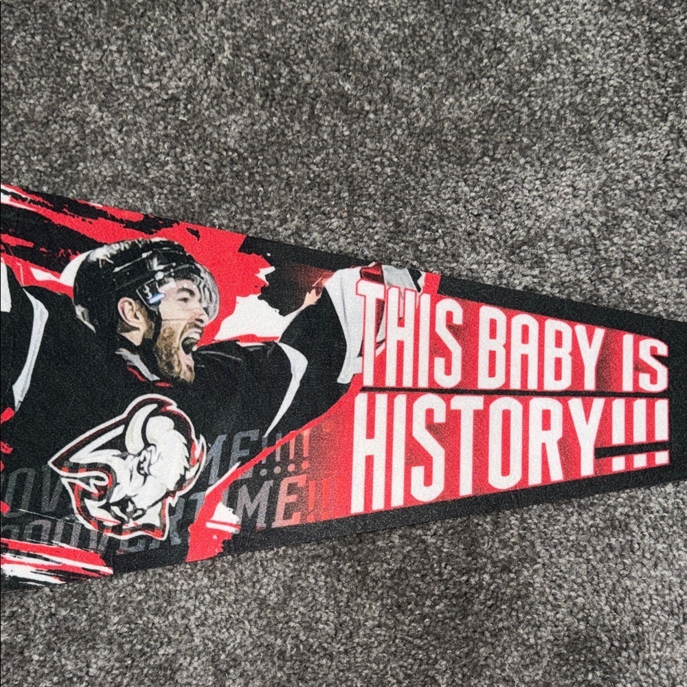 Buffalo Sabres JP Dumont Souvenir Flag - Picture 3 of 3